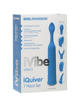 IVibe Select iQuiver 7 Piece Set Periwinkle Personal Massagers